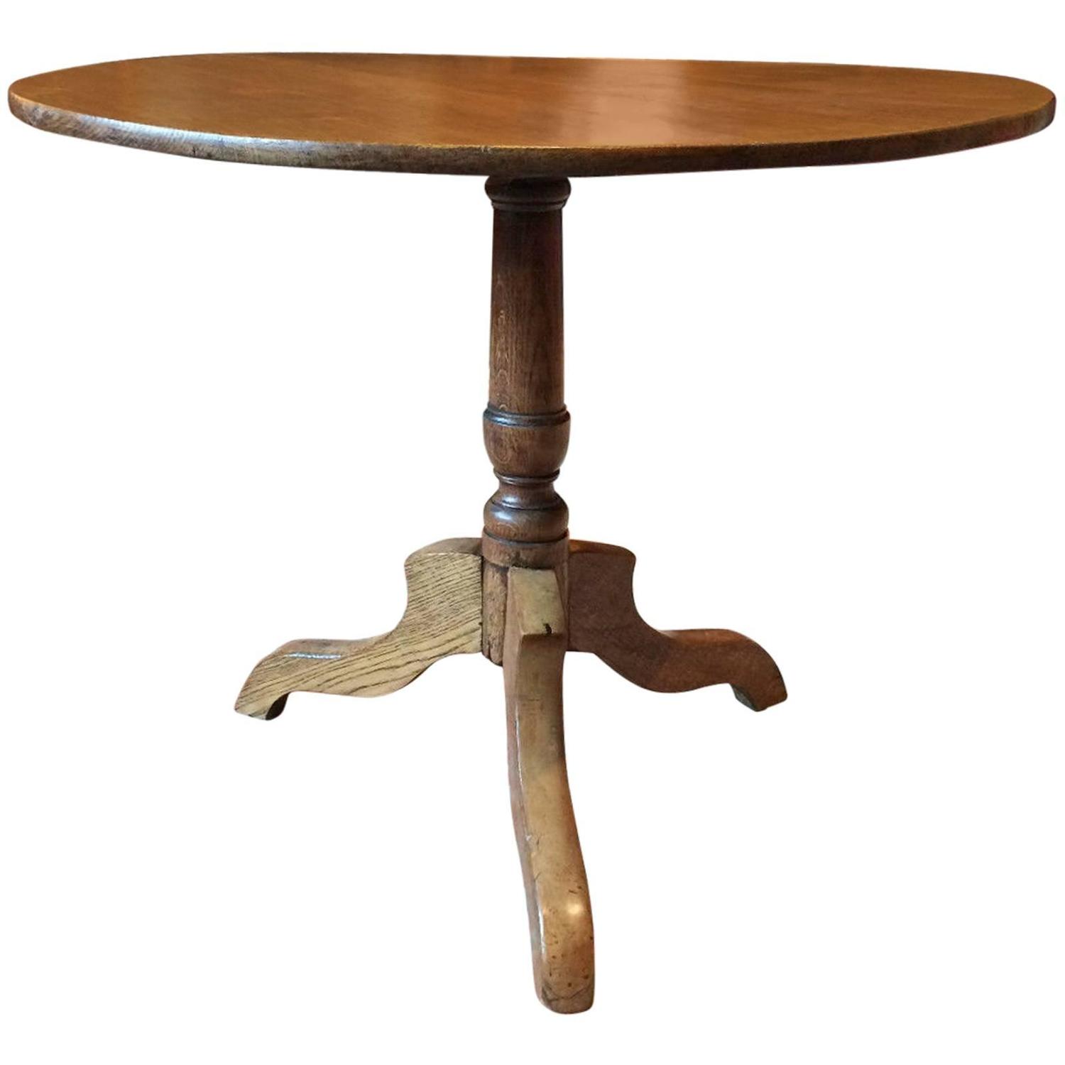 Victorian TiltTop Table Oak Dining 19th Century Breakfast Table Centre