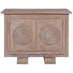 Vintage French Oak Cabinet