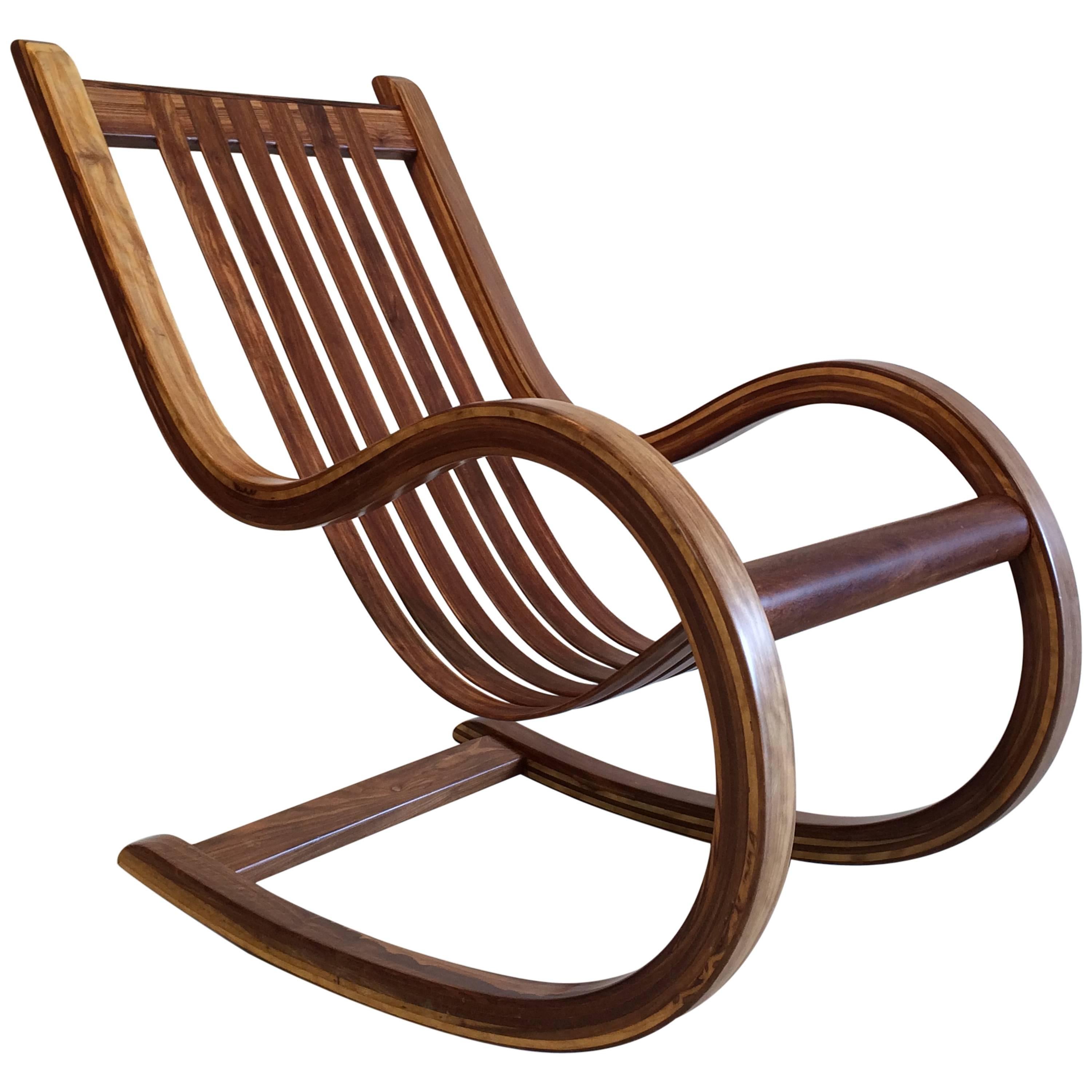 Studio Crafted Rocking Chair, Mexico Rocker