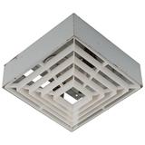 Factory Square Wall Sconce or Flush Mount Light