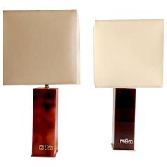 1970s Table Lamps Mahey Style 1