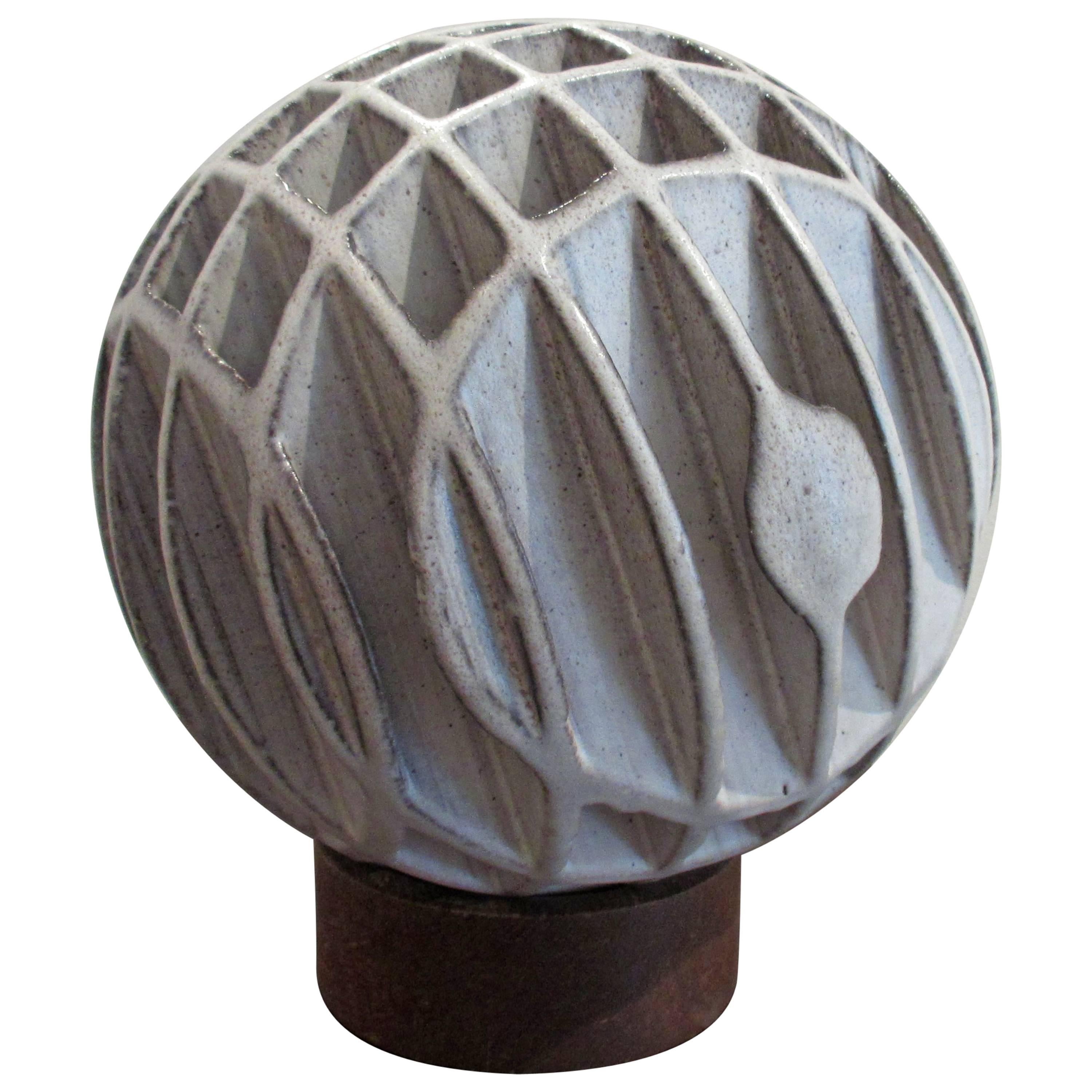 Sphere Sculpture by Alessio Tasca, Signed with Mark For Sale