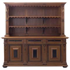 19th Century Renaissance Style Three-Door Cabinet 12