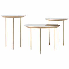 Serie of 3 Side Tables Small Family Growing Numebered Edition by Veruska Gennari 6