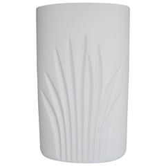 Vintage White Matte Porcelain Pottery Vase by Rosenthal, Germany 9