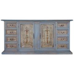 Italian Painted Neoclassical Style Credenza
