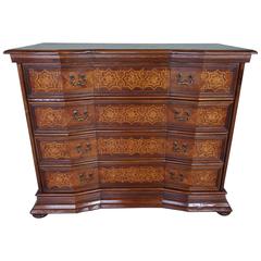 Italian Marquetry Inlaid Chest of Drawers