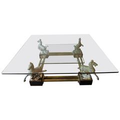 Large Maison Charles Cheval Cocktail Table