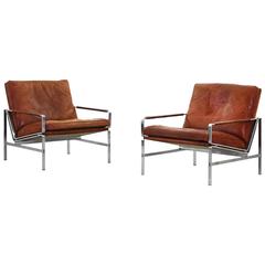 Pair of Beautiful Lounge Chairs by Fabricius & Kastholm for Kill International