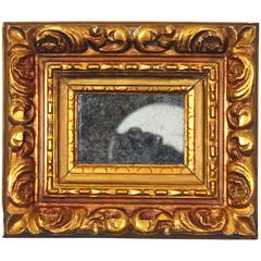 Small Baroque Style Carved Giltwood Mirror, Spain, circa 1910 10