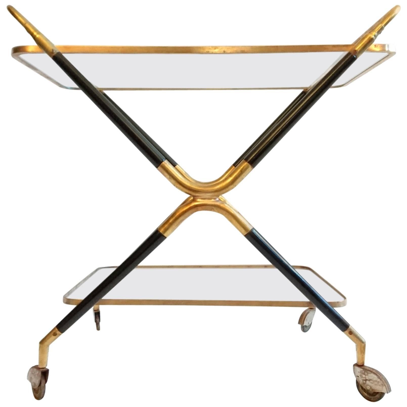 Cesare Lacca Bar Cart, Italy, 1950s