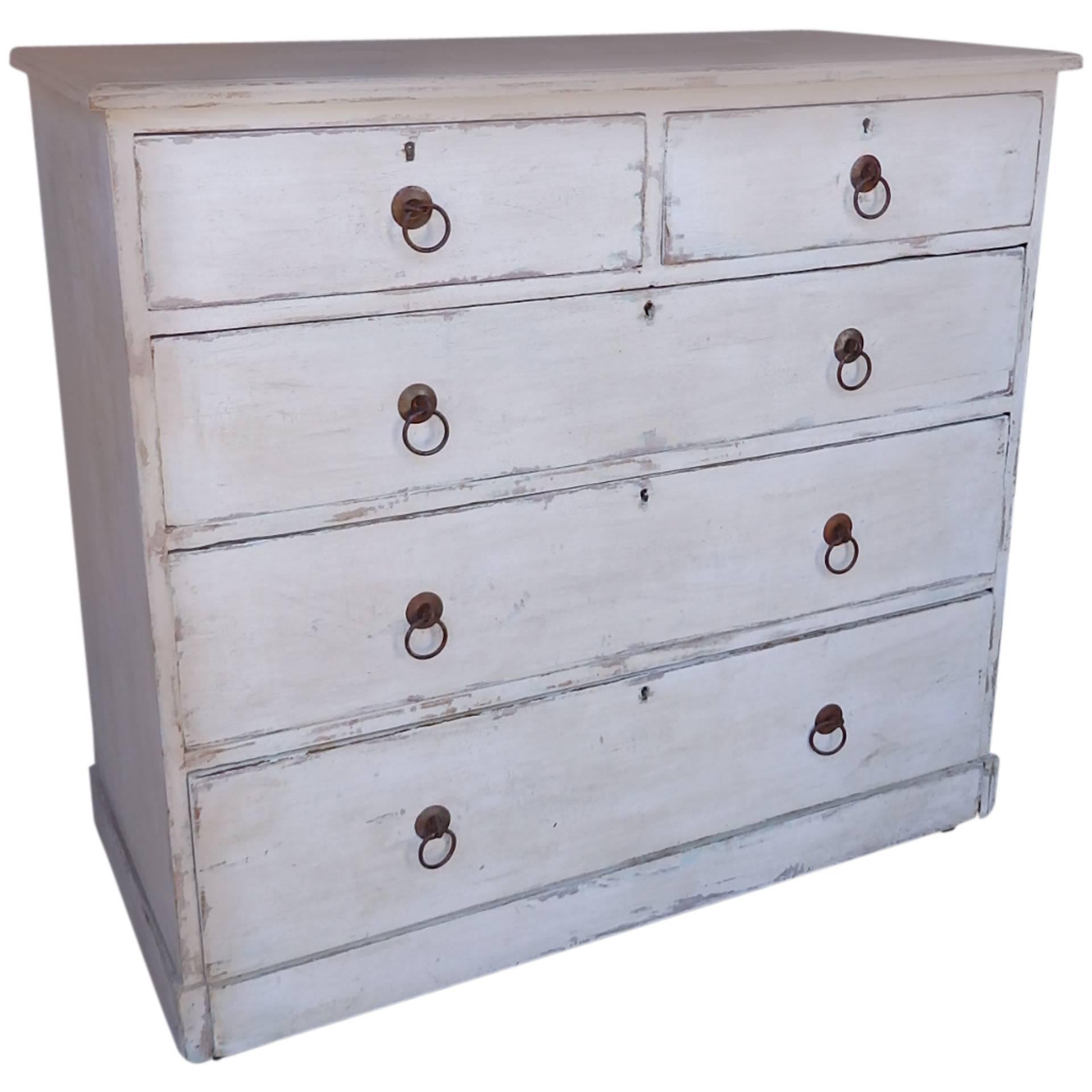 Painted English Pine Dresser For Sale