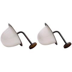 Pair of Scandinavian Outdoor Large Wall Sconces