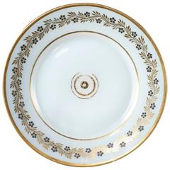 Charles X White Opaline Plate by Jean-Baptiste Desvignes 7