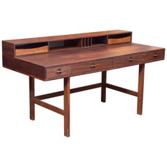Danish Modern Rosewood Desk by Lovig