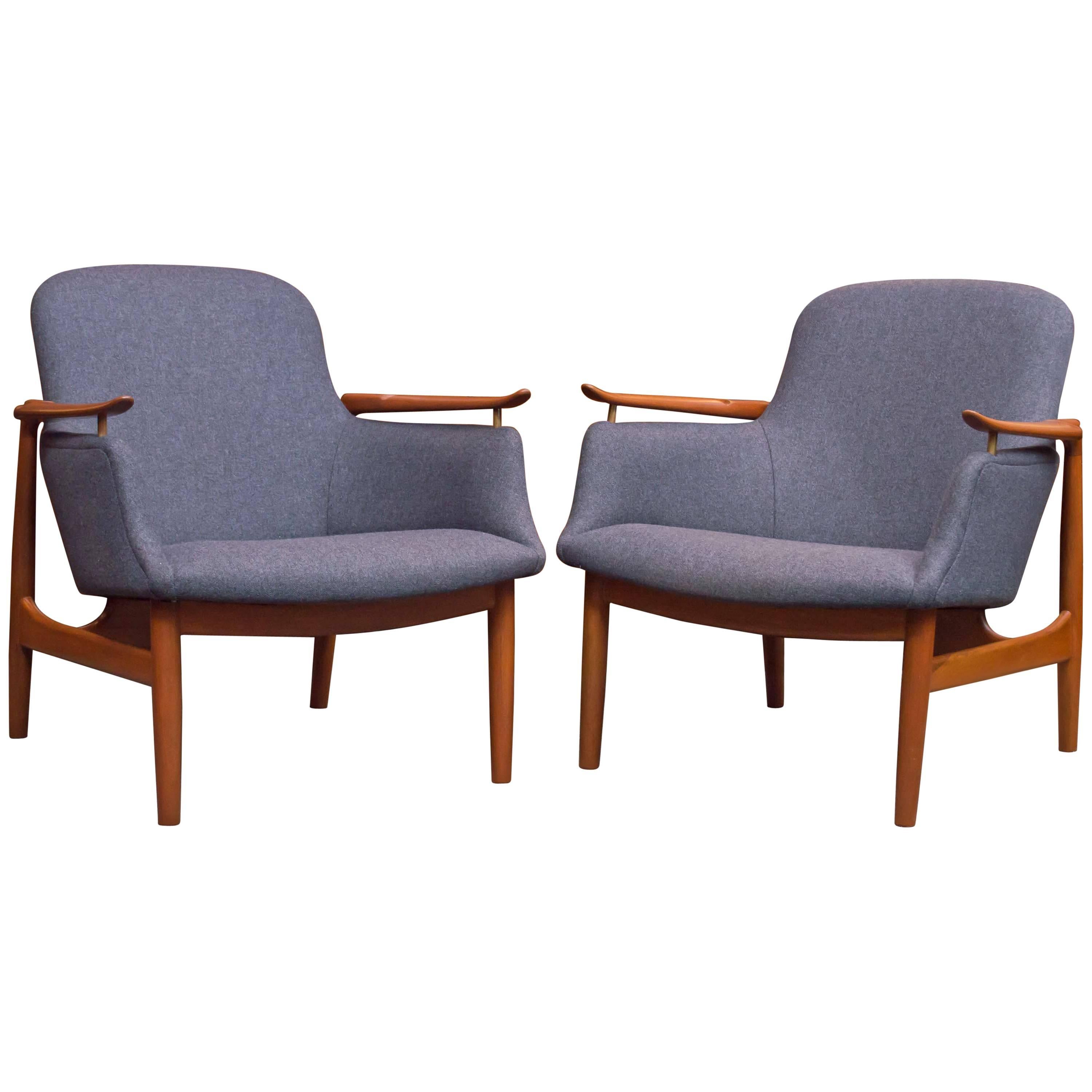 Finn Juhl NV 53 Lounge Chairs