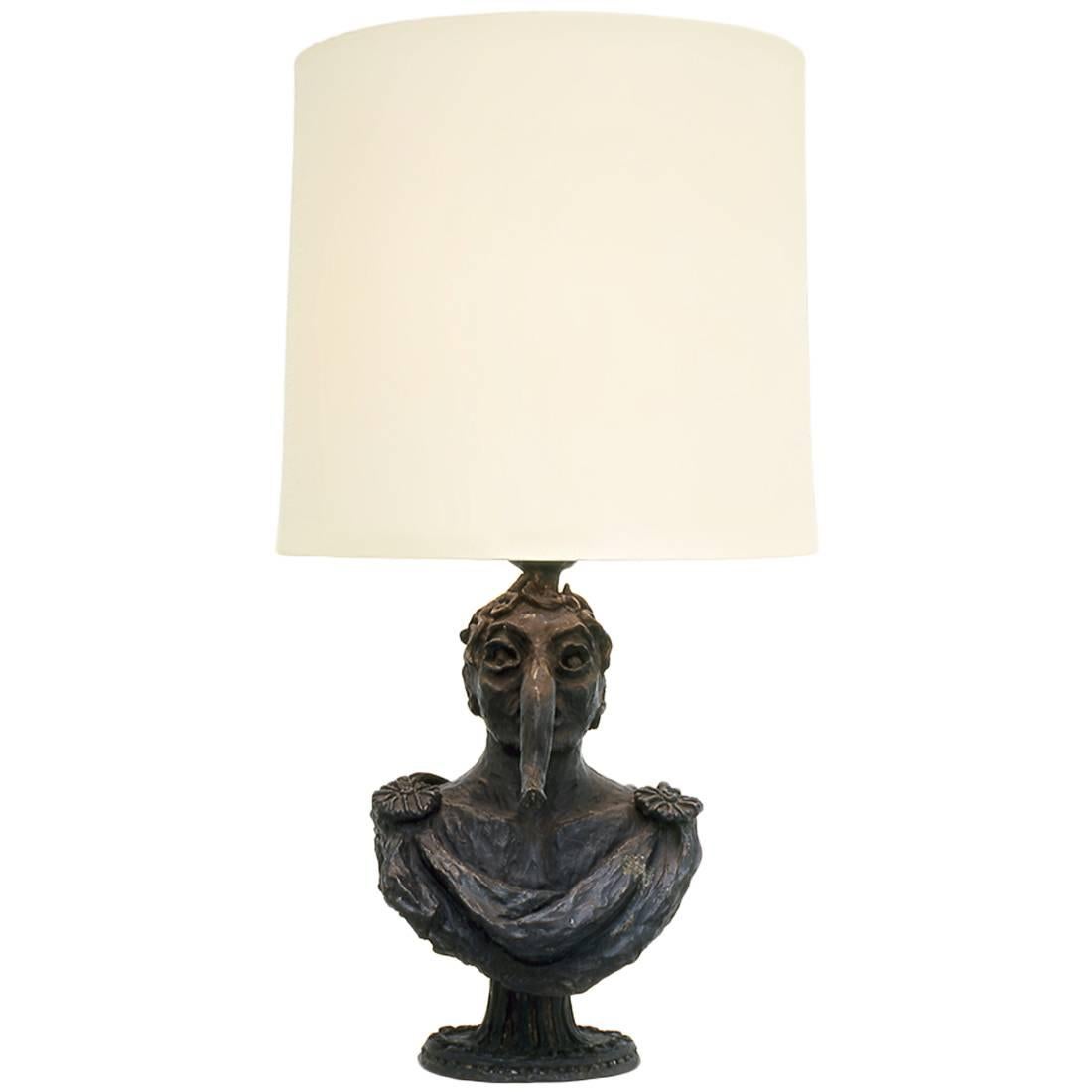 Lamp, 'Emperor' by Garouste and Bonetti For Sale