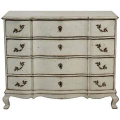 18th Century Scandinavian Baroque Chest of Drawers Commode