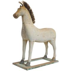19th Century Gustavian Style Wooden Toy Horse Model