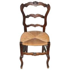  Early 1900s French Ladderback Chair
