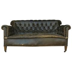 Vintage Leather Chesterfield Sofa 9