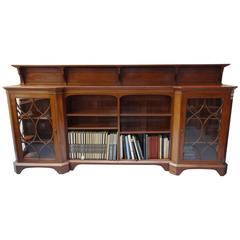 William Morris and Co Arts and Crafts inlaid bookcase cabinet circa 1900s 5
