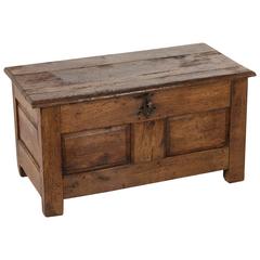 French 19th Century Oak Coffer or Bench from Normandy