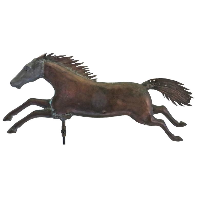 American Horse Weathervane, Copper and Zinc, circa 1890 at 1stDibs