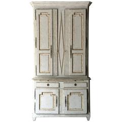 18th Century Painted Buffet a Deux Corps