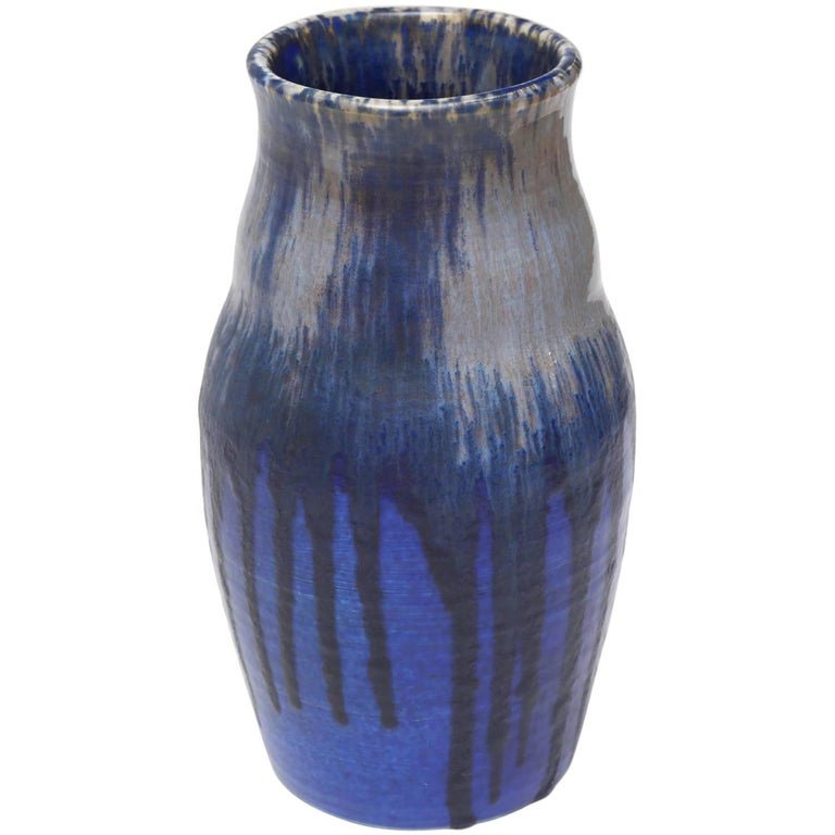 Ruskin Pottery Ceramic Vase, Glazed Stoneware, 1927 For Sale at 1stDibs