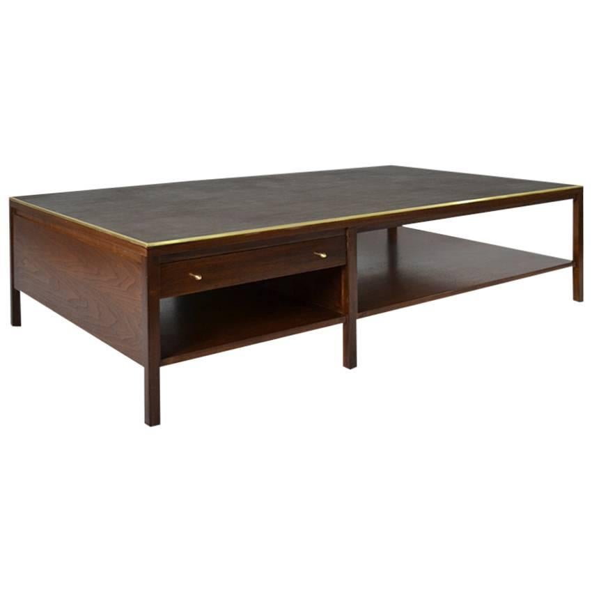 Rare, fully restored coffee table by Paul McCobb, Calvin Group, circa 1950s.