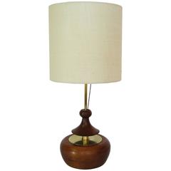 Walnut Table Lamp by Modeline