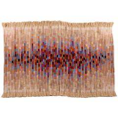 Rare and Important Fiber Art Wall Hanging by Kris Dey