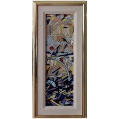 Harris G Strong Reverse Glass Painting