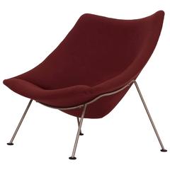 Large First Edition Artifort F157 Oyster Lounge Chair by Pierre Paulin