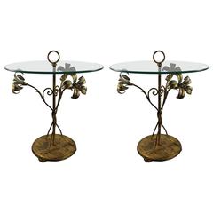 Pair of Gilt Palladio Side Tables, Italy, 1970-1980s 9