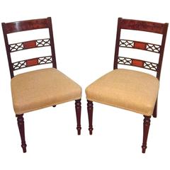 Pair of Superb Quality George III Mahogany Side Chairs