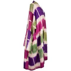 Antique Early 20th Century Uzbek Ikat Shirt, Kurta, Dress, Costume