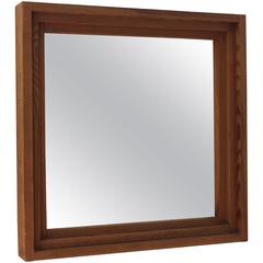 Mario Ceroli Wood Mirror