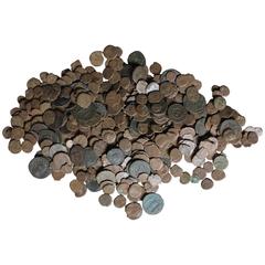 Interesting Mixed Hoard of 543 Roman Coins 3-4thC AD