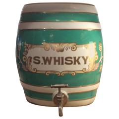 Vintage Wade S. Whiskey Barrel by Royal Victoria Pottery