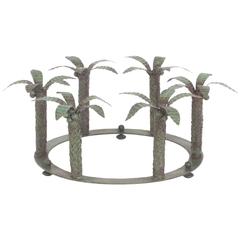 Vintage Six-Light Palm Tree Candleholder or Candelabra