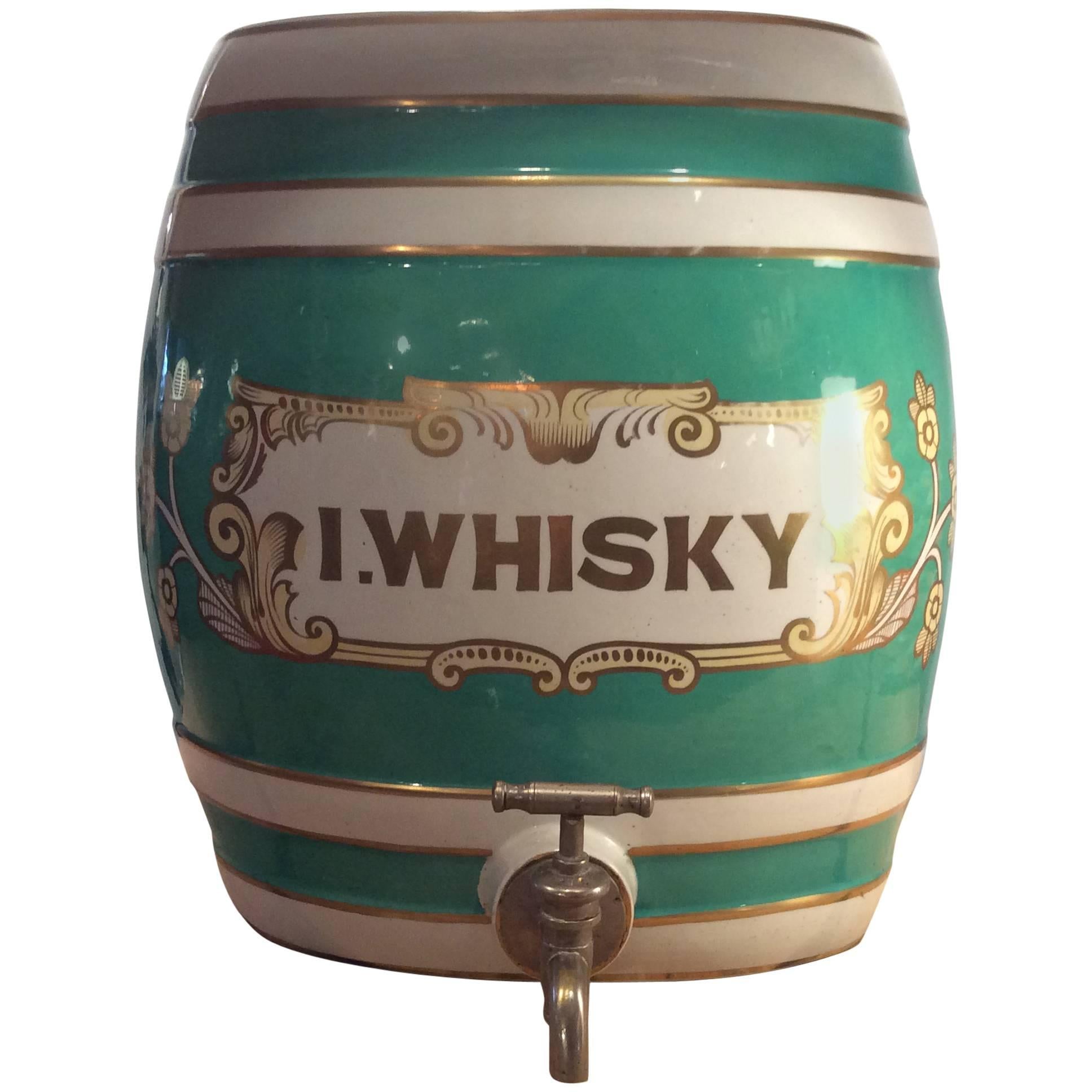 Vintage Wade Irish Whiskey Barrel by Royal Victoria Pottery For Sale