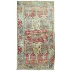 Vintage Turkish Anatolian Throw Scatter Size Rug 10