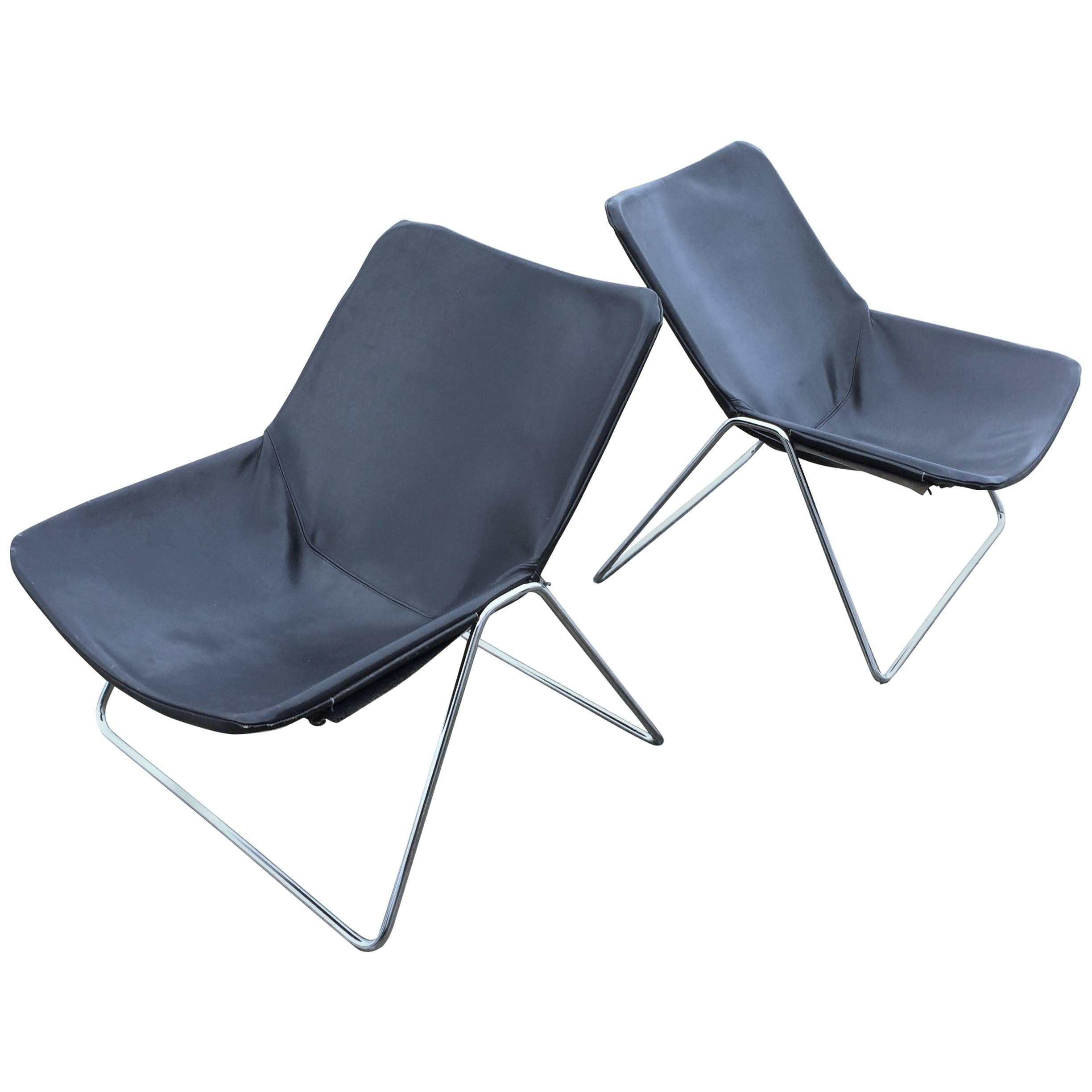 Pierre Guariche for Airborne Pair of G1 Chairs, 1970s