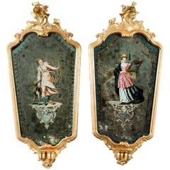 Antique 18th Century Pair of Sconces