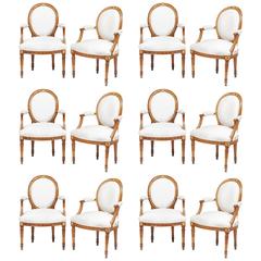 18th Century Portuguese Set of 12 Chairs