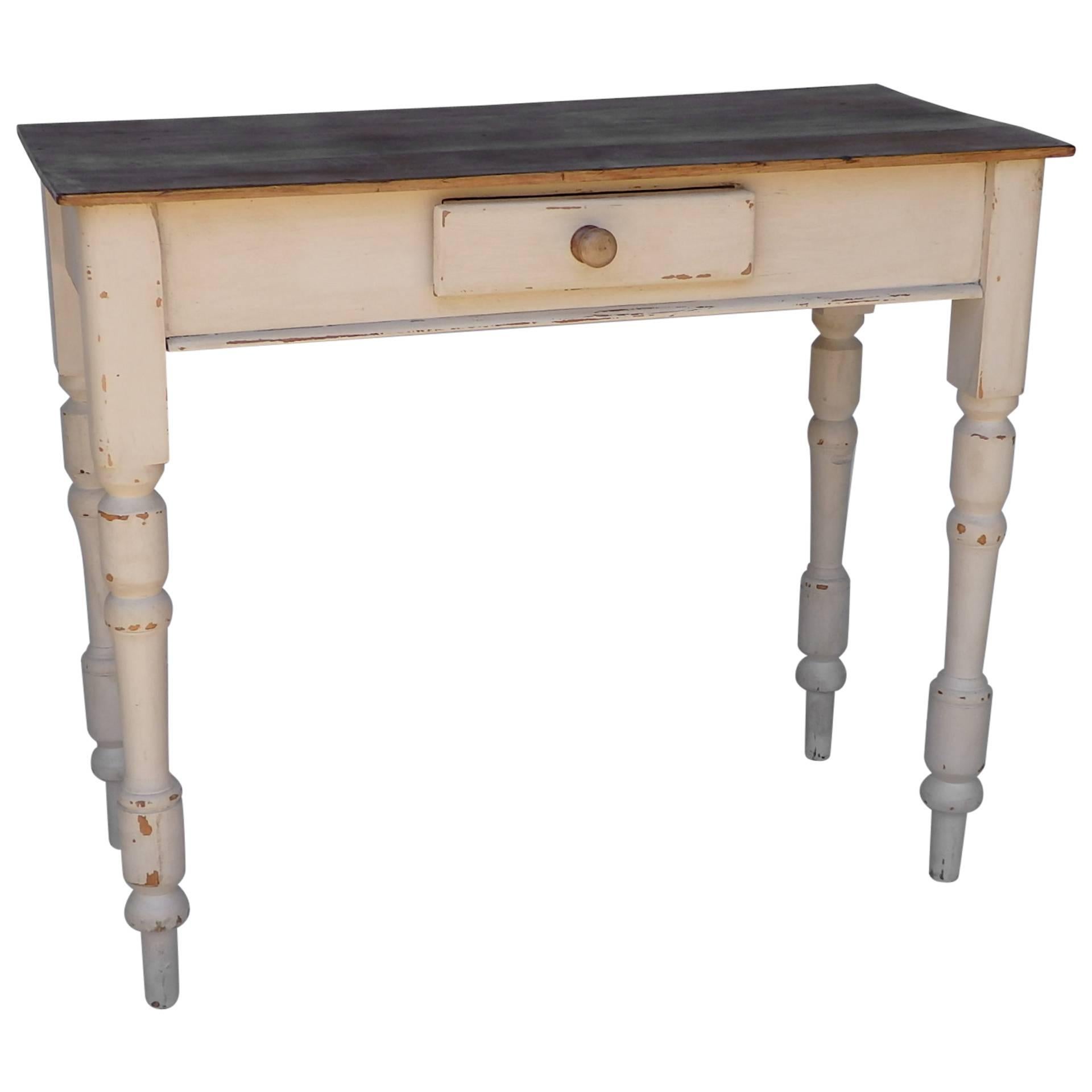English Painted Desk, circa 1900 For Sale