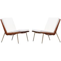Pair of Peter Hvidt & Orla Mølgaard-Nielsen Lounge Chairs * NEW UPHOLSTERY * 5