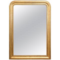 Antique Large 19th Century Louis Philippe Mirror